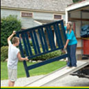 two movers loading a truck